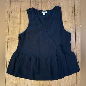 a.n.a Black Sleeveless Blouse